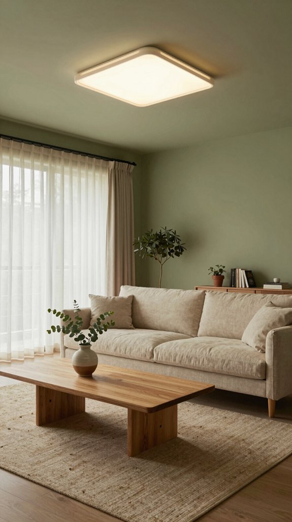 Olive Green Interior Color Pairings That Feel Natural and Relaxed 13 olive lit serene ambiance