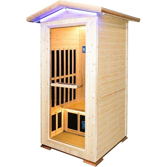 one person outdoor infrared sauna