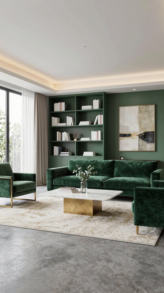 open space green focal points