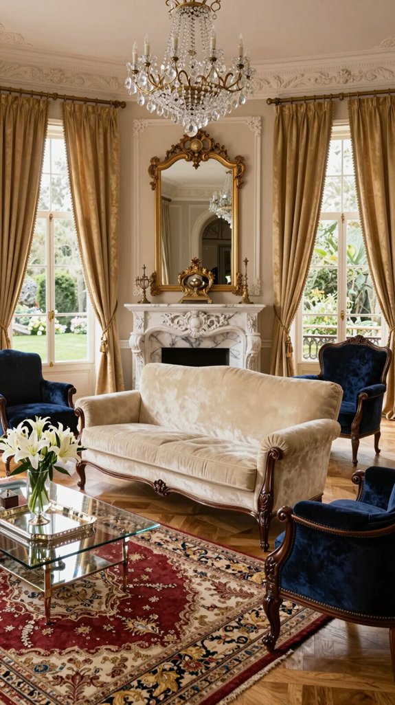 15 Luxury Classical Living Room Design Ideas 6 opulent comfort through design