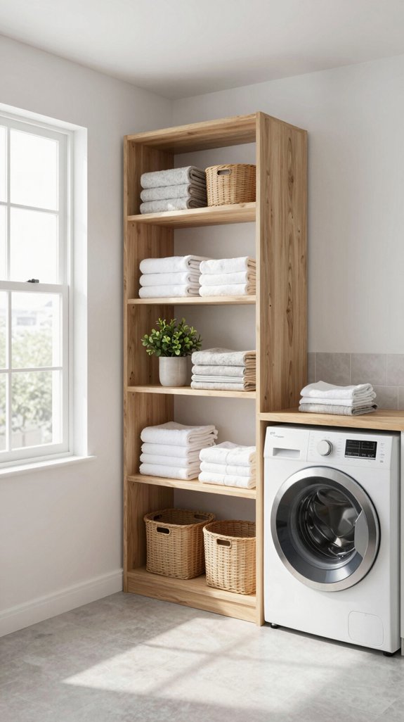 organized laundry room aesthetics