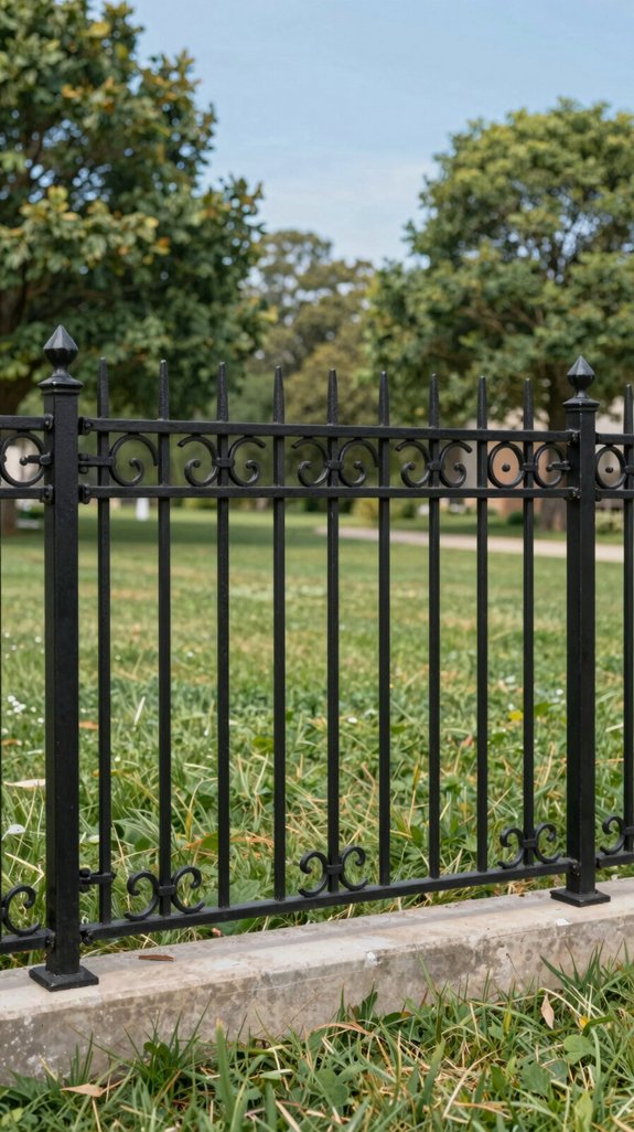 ornamental wrought iron security