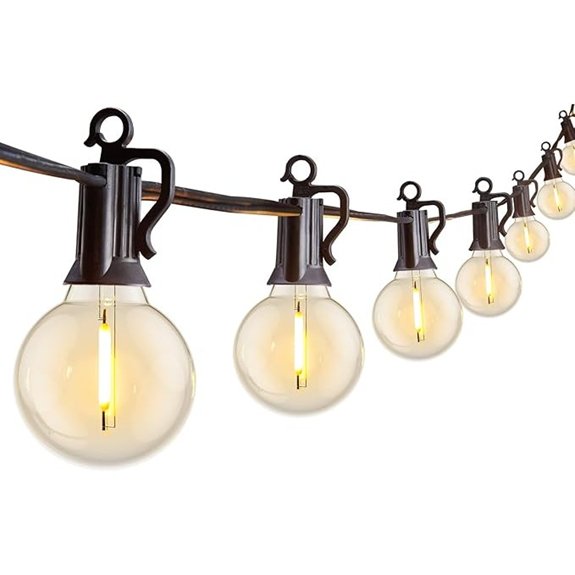 10 Best Outdoor Fairy Lights to Light Up Any Backyard 6 outdoor 25ft g40 led