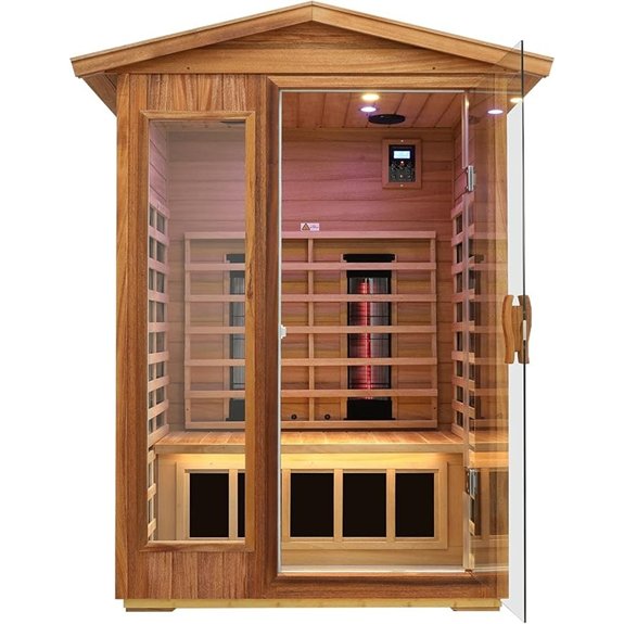 outdoor bluetooth person infrared sauna