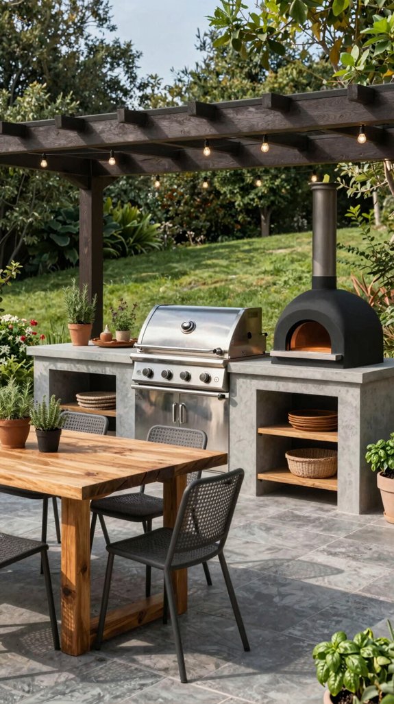 outdoor cooking space ideas