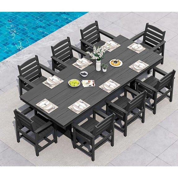 10 Outdoor Dining Sets That Turn Every Meal Into a Backyard Feast 4 outdoor dining set with umbrella hole