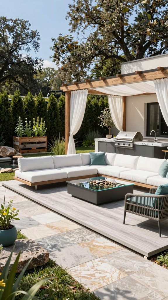 outdoor living space upgrades