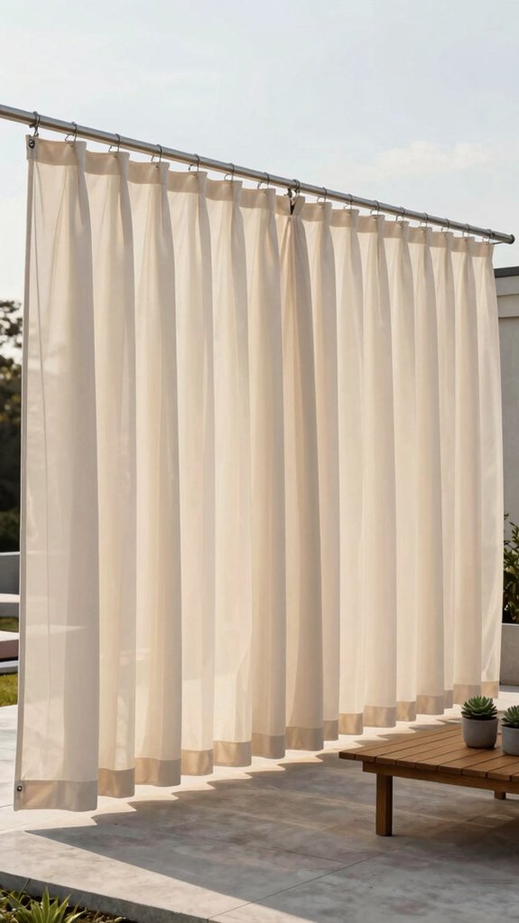 outdoor patio curtain panels