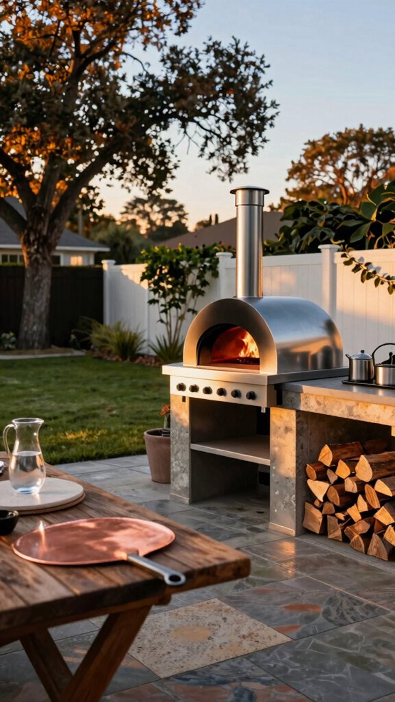 outdoor pizza ovens transform backyard meals