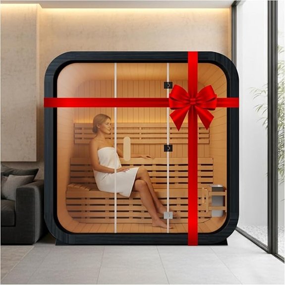 outdoor steam sauna 4 6 persons