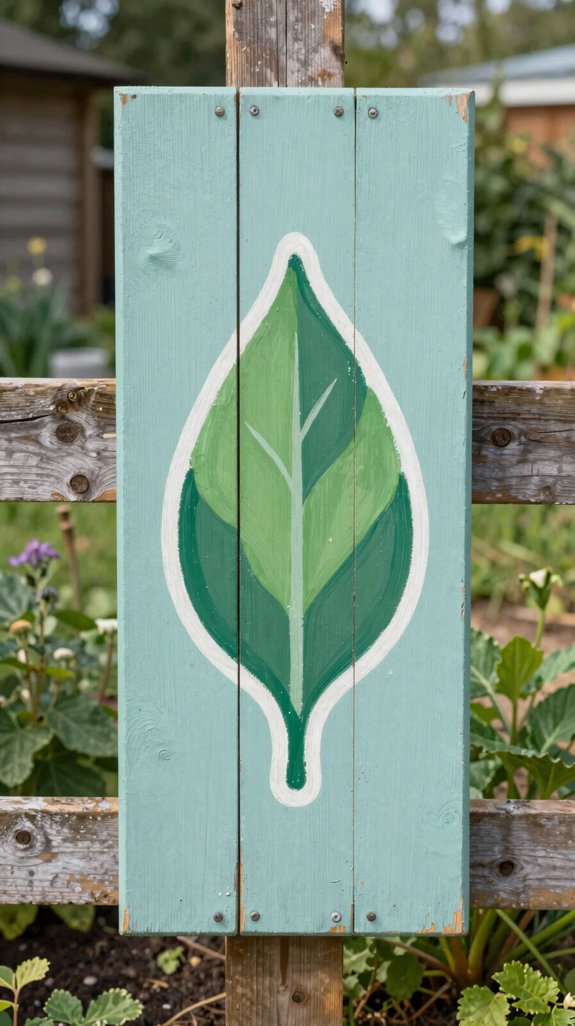 pallet wood garden sign pallet wood garden sign