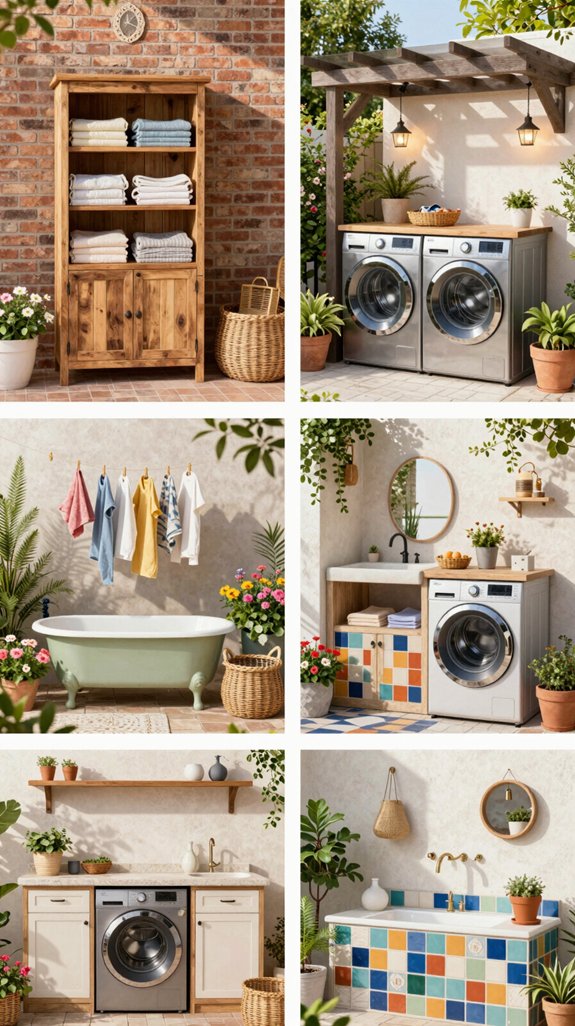 patio laundry room inspiration