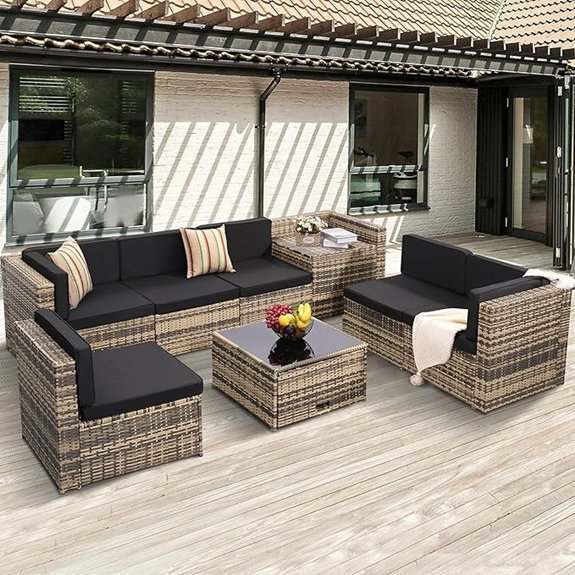 10 Best Outdoor Sectional Sofas for Ultimate Backyard Comfort 2 patio set with storage