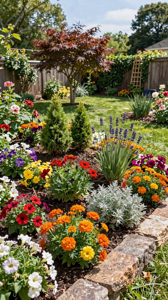 27 Backyard Garden Ideas for a Beautiful Outdoor Retreat 18 perennial base rotating annuals
