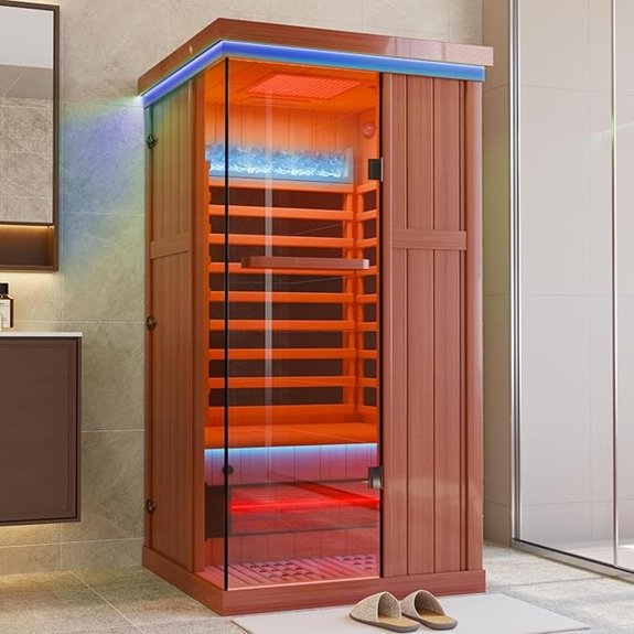 personal infrared sauna unit