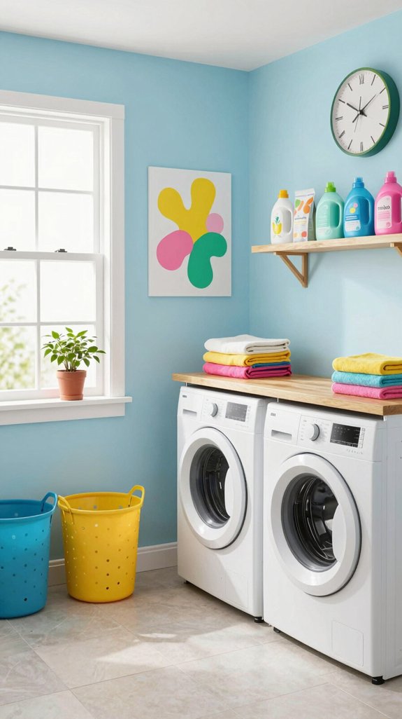 personalize laundry room decor