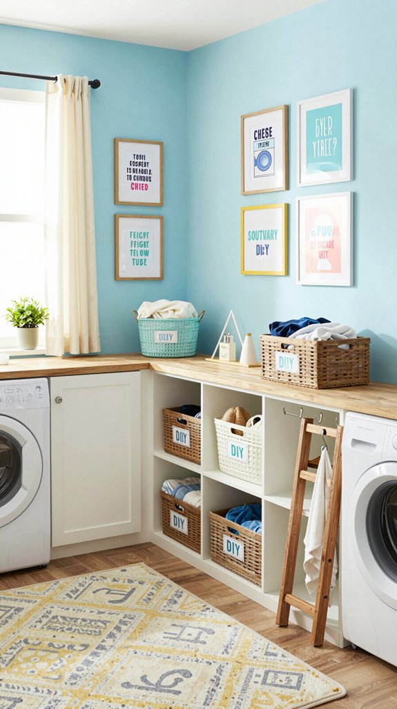20 Fun Laundry Room Ideas to Make Chores Better 7 personalize your laundry room