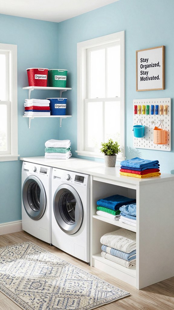 personalize your laundry space