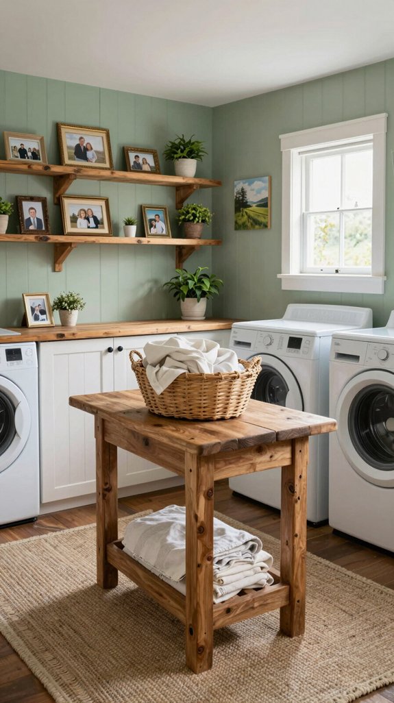 personalized cottage laundry decor
