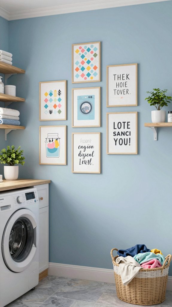 personalized laundry room decor
