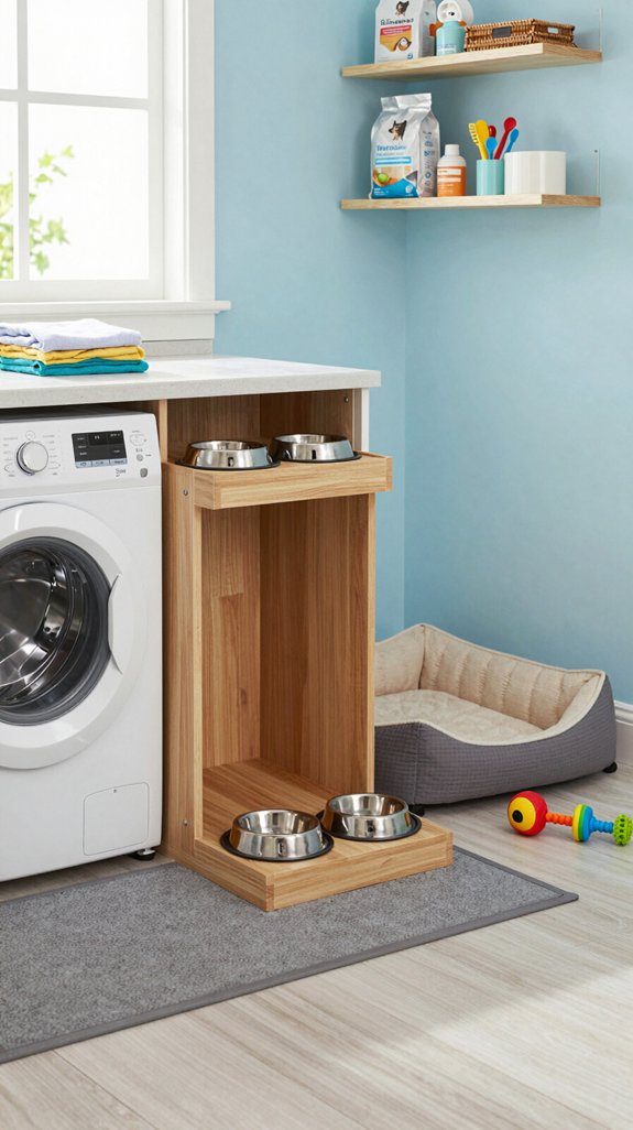 20 Fun Laundry Room Ideas to Make Chores Better 11 pet friendly laundry room design