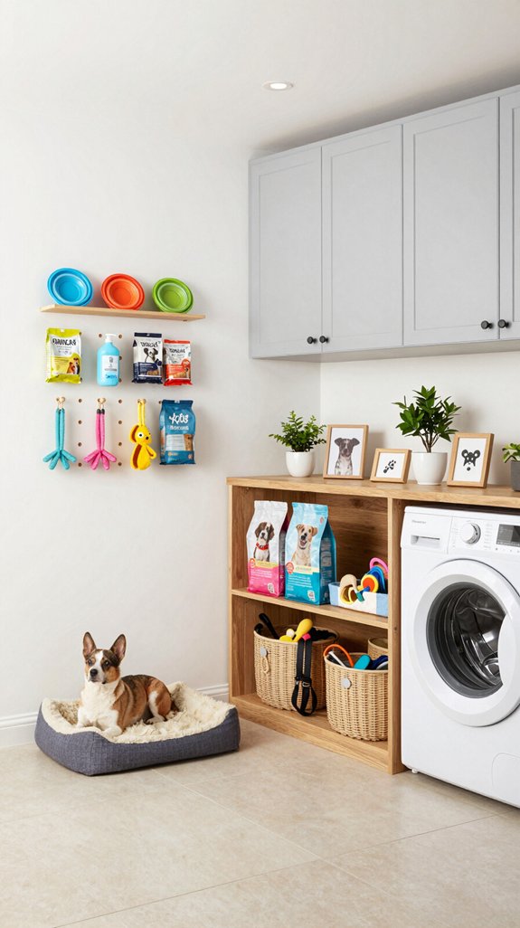 pet supply organization station