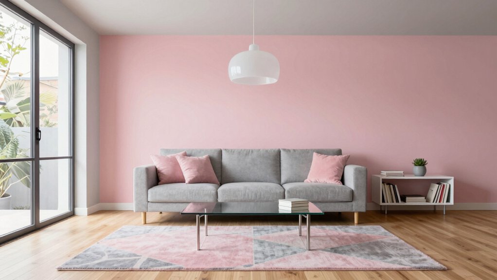 pink grey modern softness