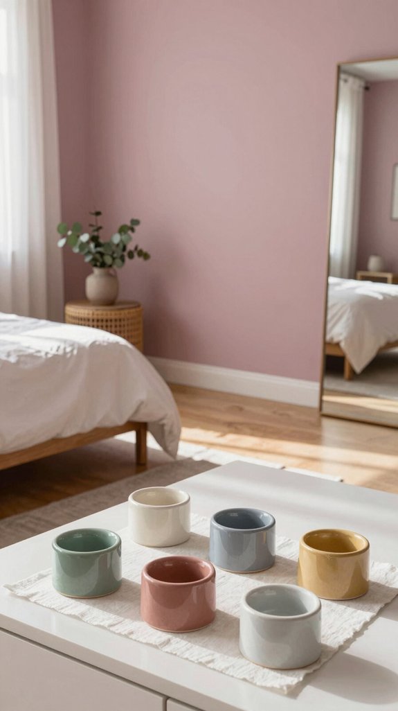Colors That Complement Pink Walls 2 pink walls with balanced accents