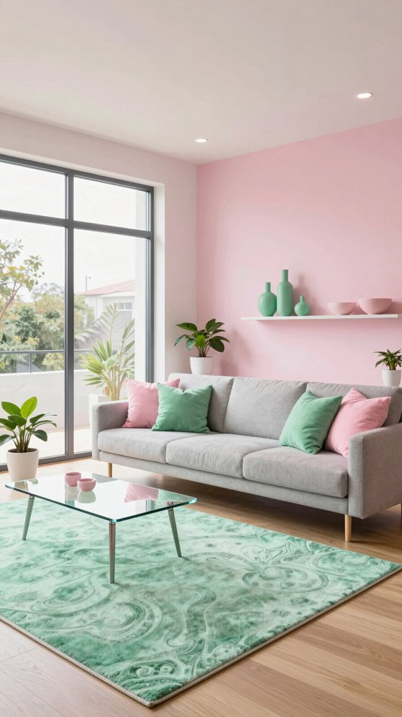 playful fresh color contrast