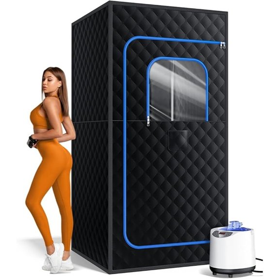 portable 1200w sauna tent