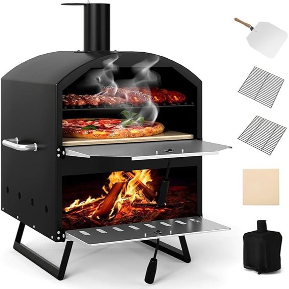 portable foldable stone oven