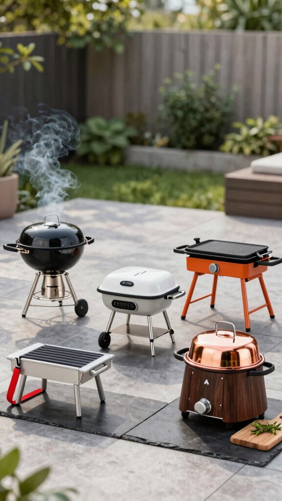 portable grills transform backyards