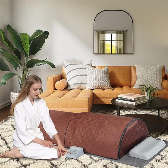 portable infrared sauna dome