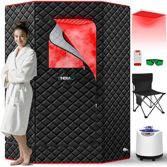 portable infrared sauna tent