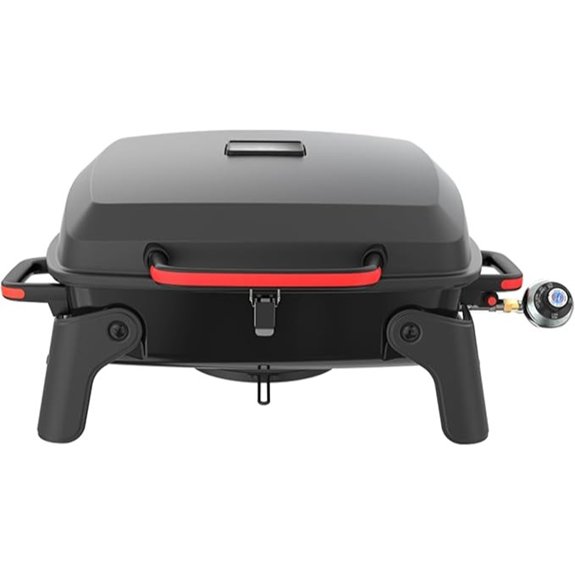 portable one burner gas grill