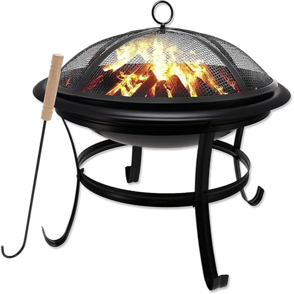 15 Outdoor Fireplaces That Turn Any Backyard Into a Cozy Retreat 6 portable outdoor wood burning firepit