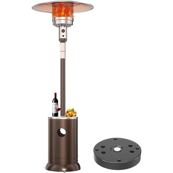 10 Best Propane Patio Heaters That Turn Your Backyard Into a Cozy Oasis 5 portable propane patio heater