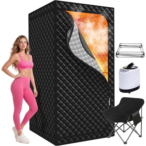 10 Best Apartment Saunas That Turn Small Spaces Into Spa Sanctuaries 3 portable sauna with steamerportable sauna with steamer