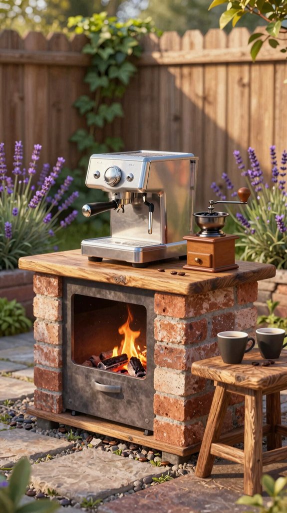 portable smoky espresso brewing