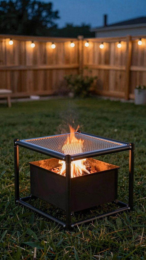 21 DIY Backyard Firepit Ideas for Cozy Outdoor Nights 8 portable steel fire pit