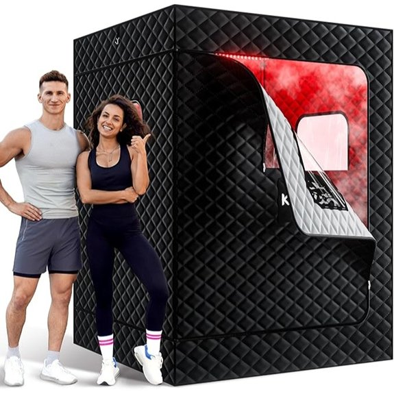 10 Best Home Saunas That Turn Your Bathroom Into a Spa Sanctuary 8 portable two person infrared sauna