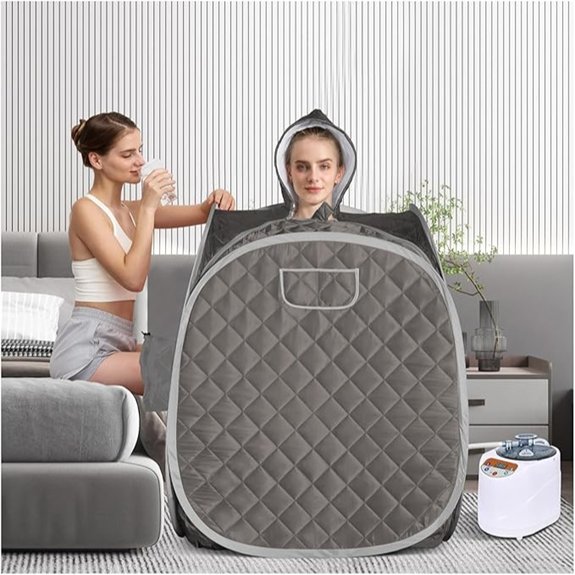 7 Spa Room Saunas That Turn Your Home into a Luxury Retreat 6 portable two person remote sauna