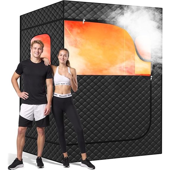 5 Compact Saunas That Turn Small Spaces Into Luxury Retreats 4 portable two person steam sauna