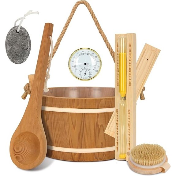7 Must-Have Sauna Kits That Turn Any Space Into a Relaxing Oasis 4 premium red cedar sauna set