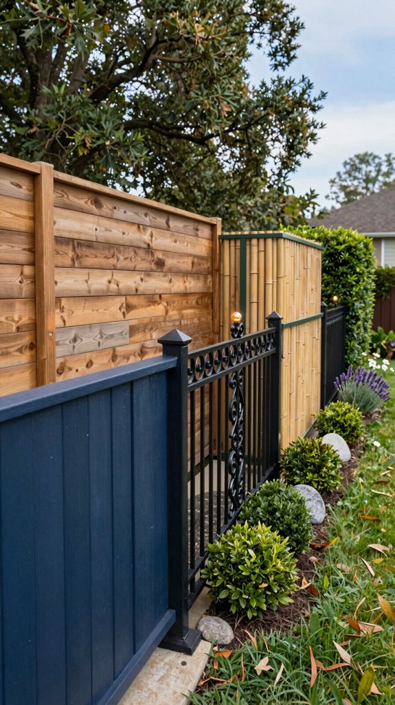 privacy focused stylish fence ideas