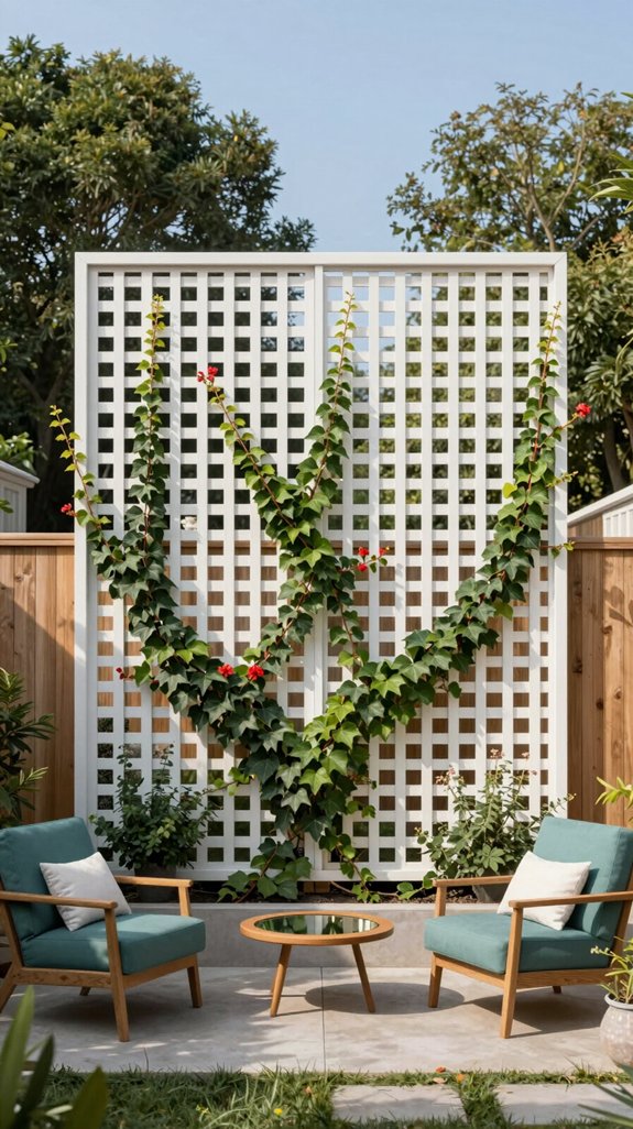 27 Backyard Ideas to Upgrade Your Outdoor Living Space 25 privacy screen with climbing vines