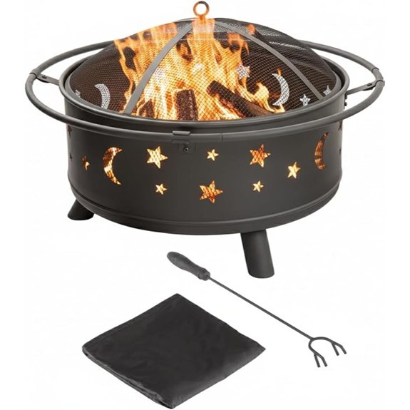pure garden outdoor firepit