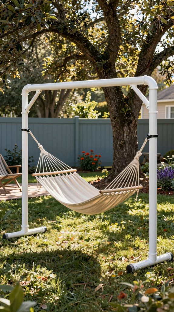 pvc hammock frame diy