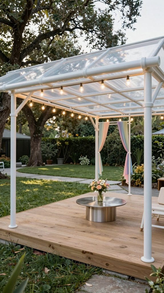 21 Backyard Pavilion Ideas for Stylish Outdoor Living 21 pvc pipe summer pavilion