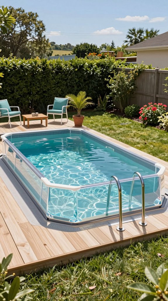rapid sleek acrylic pool
